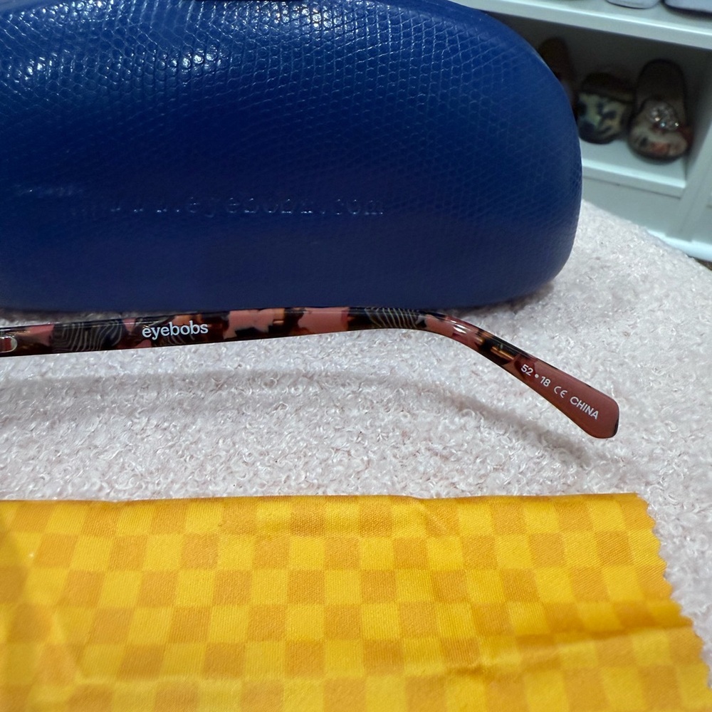Tortoise Shell Readers with Blue Case EYEBOBS NWT - Picture 6 of 10